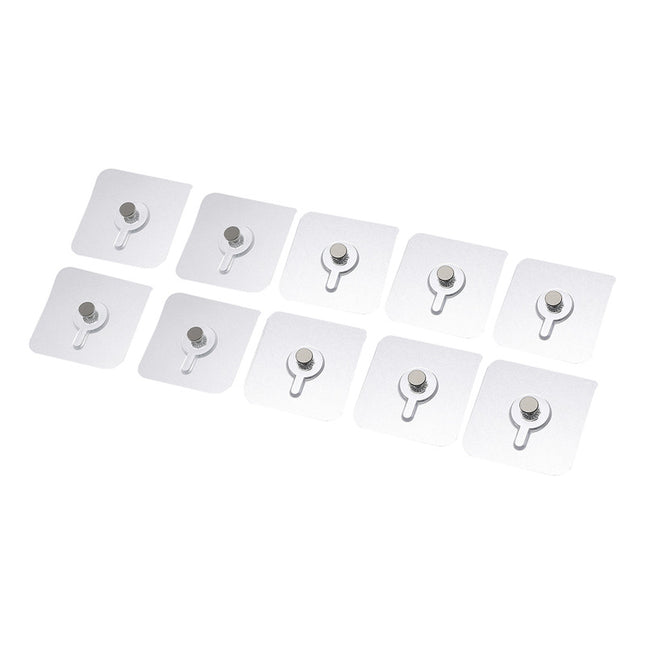 Gancho Adhesivo Tornillo Para Colgar 10 Unidades V