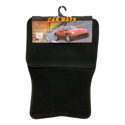 Alfombras Universales Para Autos 4pcs At4374 Negro