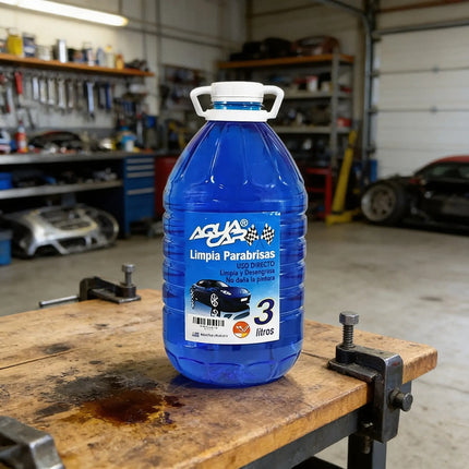 Liquido Para Limpia Parabrisas Azul 3l Aquacar