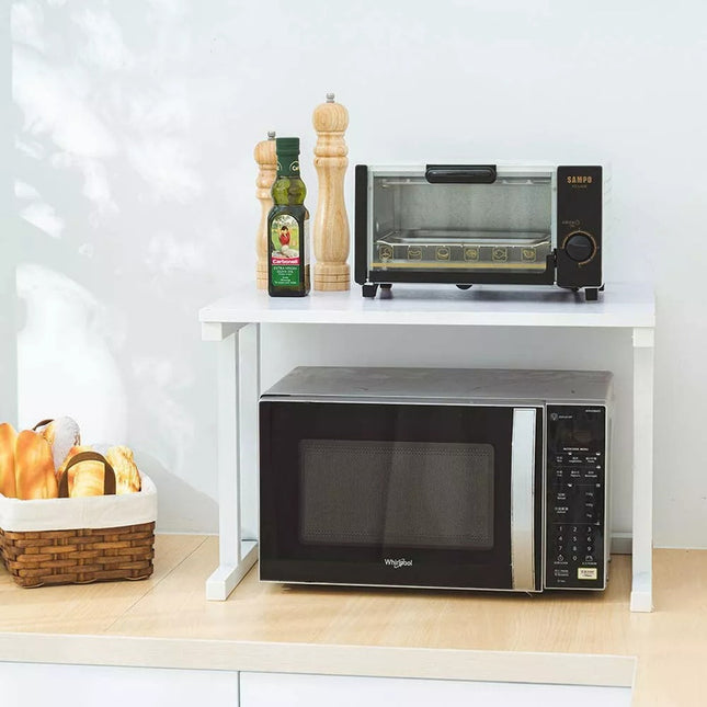 Mueble Organizador Para Microondas , 1 Estante, Metal Madera