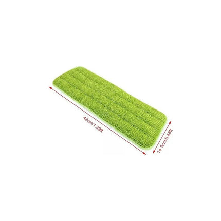 Repuesto Mopa Para Spray Lampazo Limpiador Paño Microfibra Verde