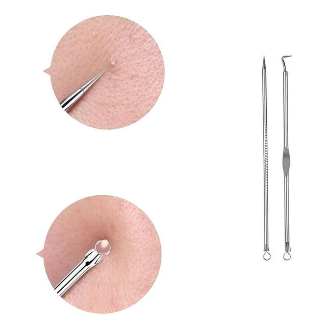 Aguja Acné Limpieza Facial Acero Inox  X2 Unidades Todo Tipo De Piel