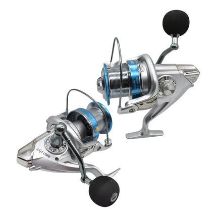 Reel De Pesca Giratorio 4.9:1 Aq11000. Sf1672/77 Gris