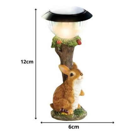 Foco Solar Led Adorno Exterior 3 Diseños Animales