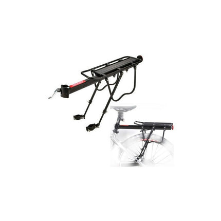 Parrilla Para Bicicleta Con Reflector Hasta 60 Kg N/a