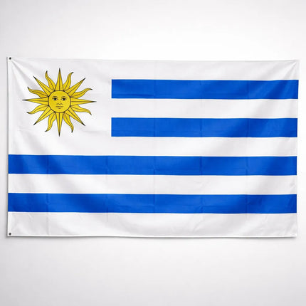 Bandera De Uruguay 60 X 100 Cm St23276 Blanco Y Celeste