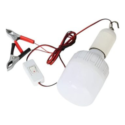 Lámpara Led Portátil 18w 12v Con Pinzas Para Batería