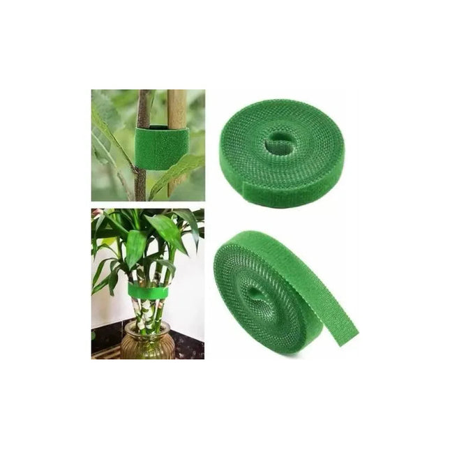 Cinta Sujetadora Para Plantas 1 Rollo De 5mts X 1,5cm Verde