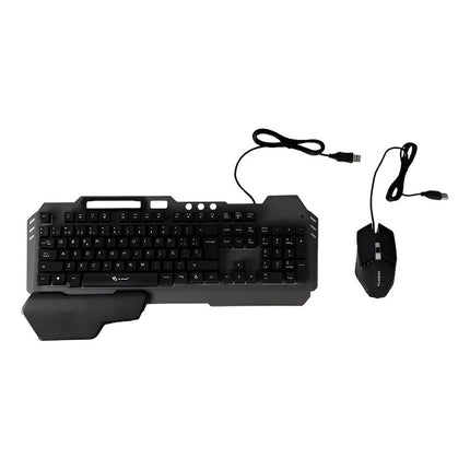 Teclado Y Mouse  Gamer Símil Mecánico Jx-kt660 Negro