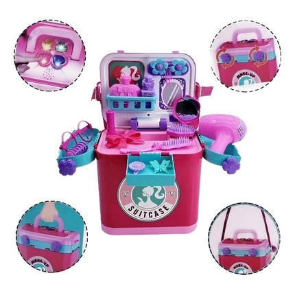 Carro De Tocador Salón De Belleza Con Sonido  35 X 25 Cm