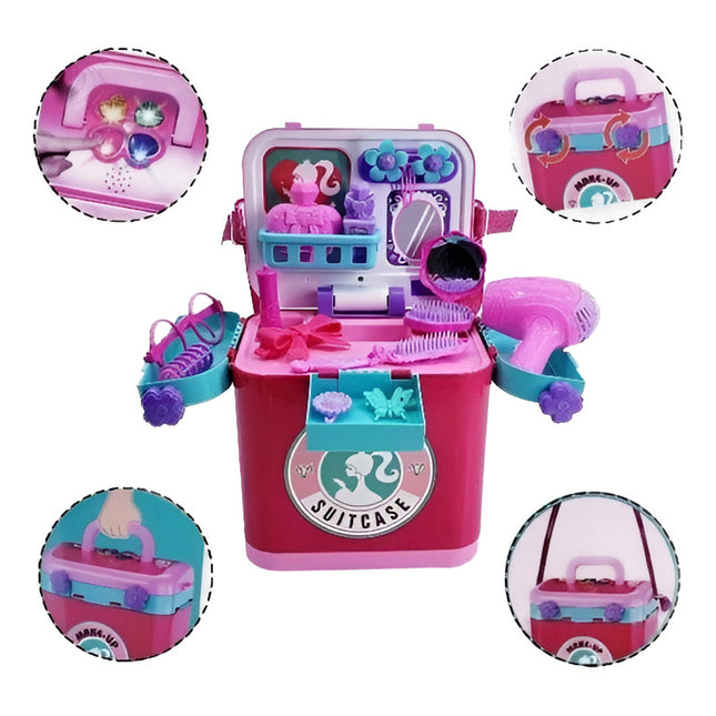 Carro De Tocador Salón De Belleza Con Sonido  35 X 25 Cm