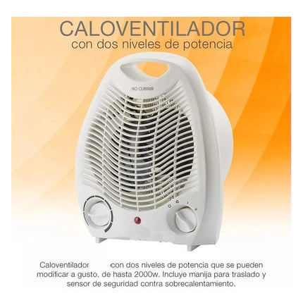 Caloventilador Vigore  Frio Calor 2000w Estufa Electrica Variado