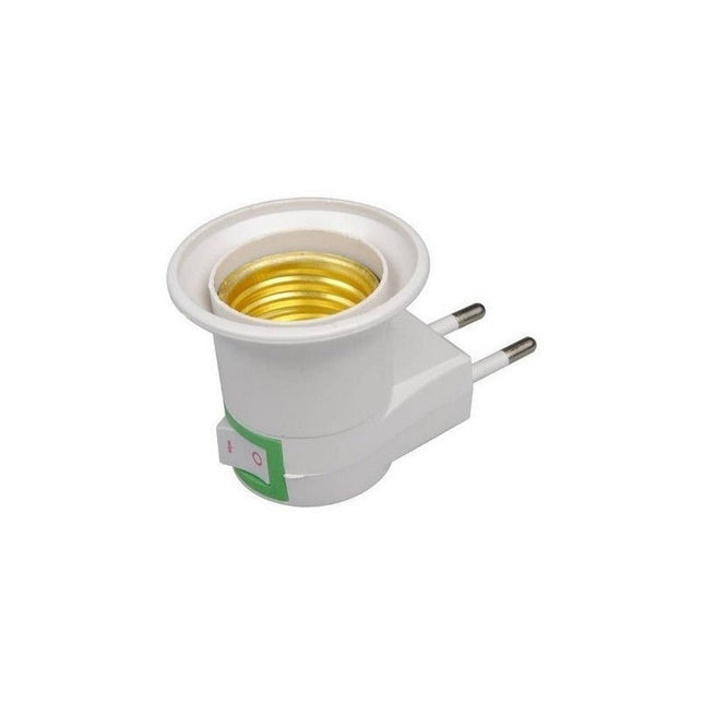 Lampara Led Giratoria Fiestas + Portalampara Con Interruptor