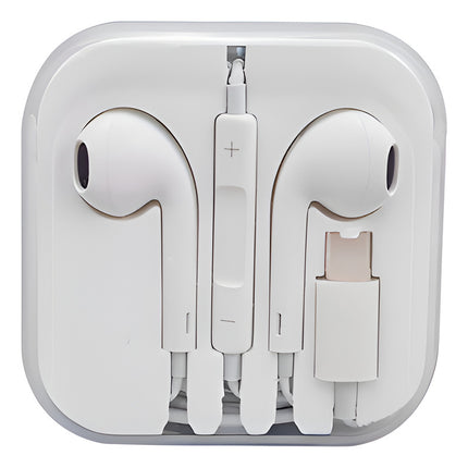 Auriculares Goldtech Con Manos Libres Y Conexión Usb C       Blanco