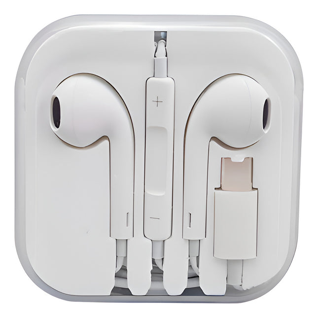 Auriculares Goldtech Con Manos Libres Y Conexión Usb C       Blanco