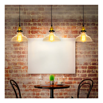 Lampara De Colgar Vintage De Vidrio Lh-2322 X