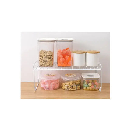 Estante Organizador Alacena Cocina Baño Apilable 39x19x14 Cm V