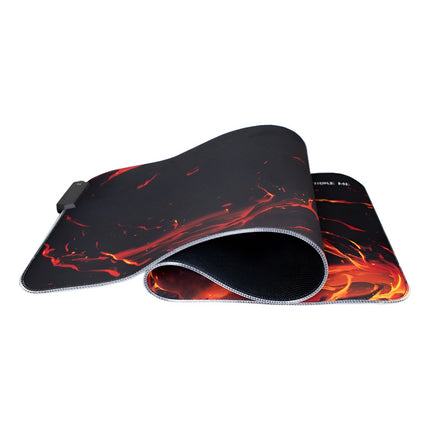 Mousepad Gamer Xtrke Me Mp-605  80x30 Cm Iluminado Rgb  Negro