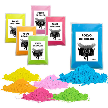 Polvo De Colores X 10 Unidades  Cotillón Polvo Fiestas Varios