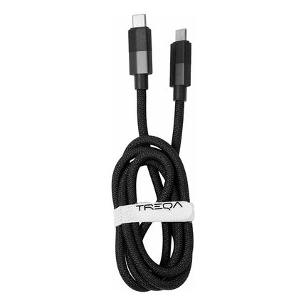 Cable Trenzado Treqa De Carga Celular 1 M Ca-8975 Tipo C V
