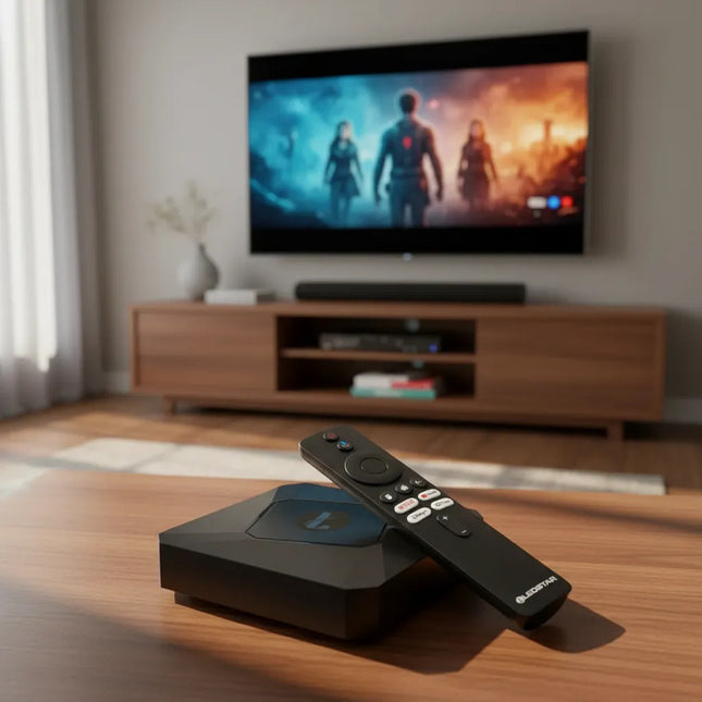 Tv Box Ledstar Mega 4/32 Gb Lat-mega Negro