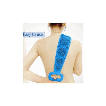 Cepillo Esponja De Ducha Para Espalda Silicona N/a