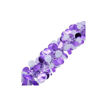 Boa Guía De Navidad 210cm X 6cm Violeta