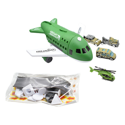 Avión Con Accesorios En Caja 27x10cm