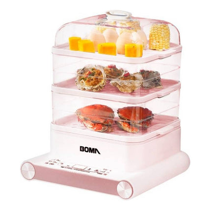 Vaporera Boma 3 Pisos 800w Bm-a1808