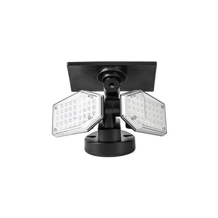 Foco Solar 78 Led Articulado Panel Solar Y Sensor 30 W Blanco