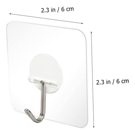 Gancho De Pared Portatil  Adhesivo Hasta 10 Kg X3 Unidades