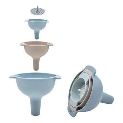 Set De Embudos De Plástico 4pcs. Chw03054 V