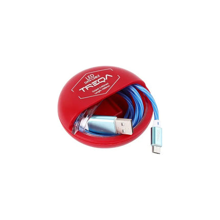 Cable De Datos Led V8 - Usb Ca-8511 Luz Led