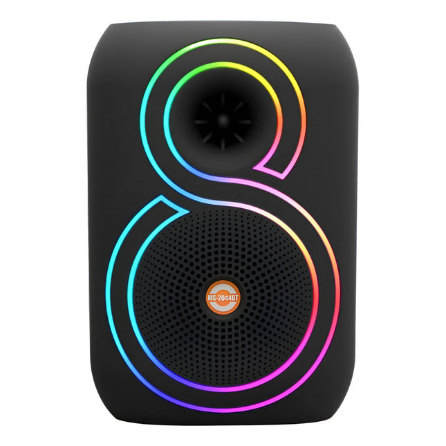 Parlante De 8'' Con Bluetooth Led Rgb Con Micrófono X