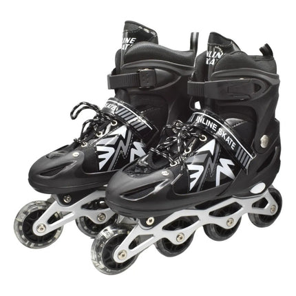 Patines Roller Ajustables Negros 39-43 Sp38364 39-49 Negro