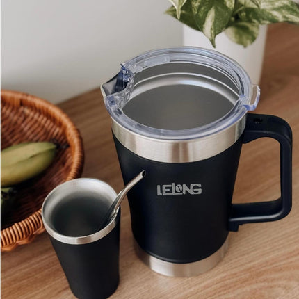 Jarra Termo 1.9l + Mate 140ml Acero Inoxidable V