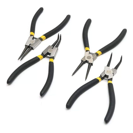 Alicate Sacaseguro 4pcs Micasa Negro Y Amarillo