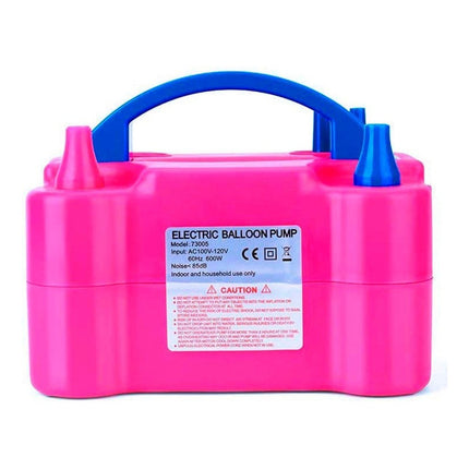 Inflador Globos Eléctrico + 5 Rollos Cinta Arco 5 Metros C/u