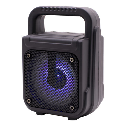 Parlante Portatil Gts-1362 3 Bt Fm Tf Rgb Negro
