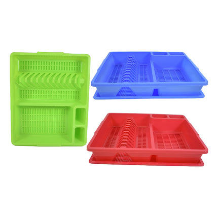 Escurridor De Vajilla Con Bandeja Plastico Varios