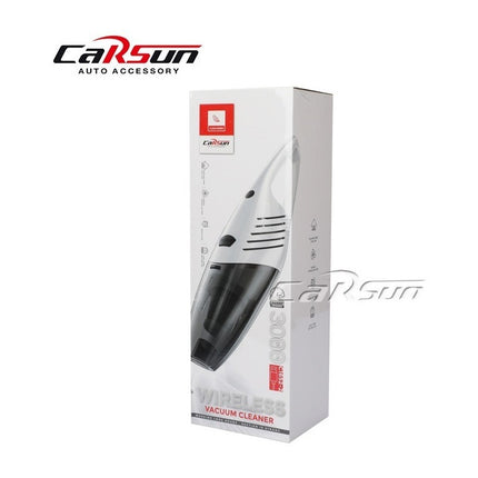 Aspiradora De Coche Dc 12v De Alta Potencia, 4000pa Blanco