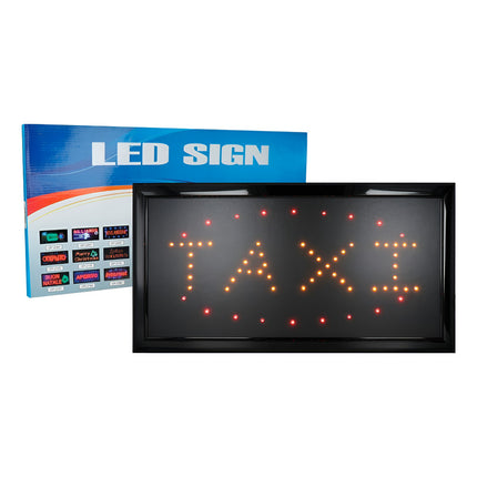 Cartel Led Taxi 48 X 25 Cm