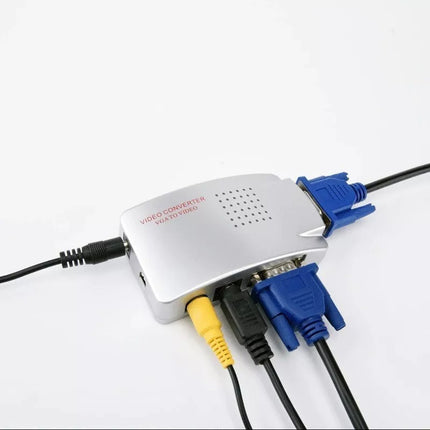 Convertidor De Video Vga A Rca O S-video Conversor Pc A Tv
