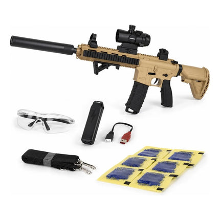 Rifle Recargable Con Balines De Hidrogel Y Mira Sp38989 V