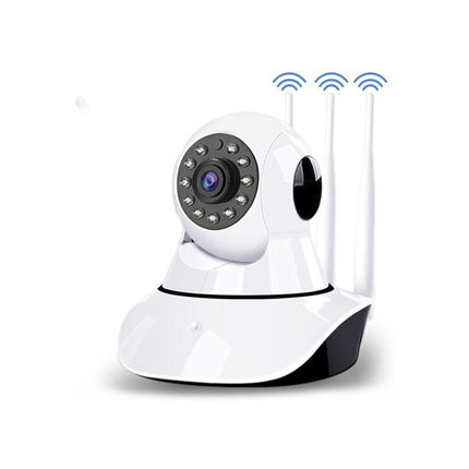 Camara Wifi De Seguridad Robotica 360 º Con Audio Blanco