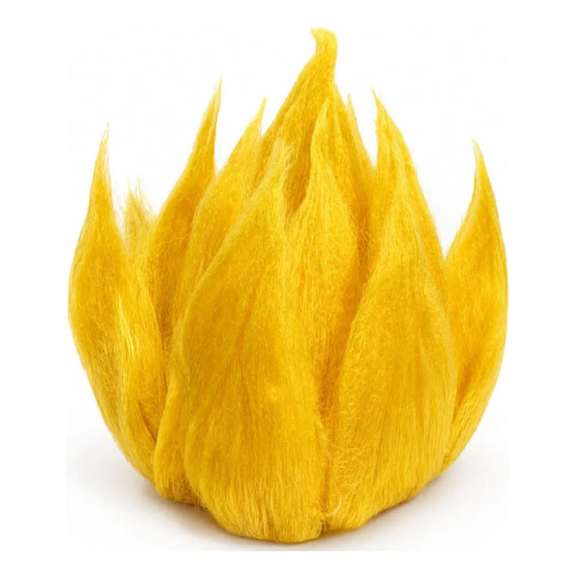 Peluca Amarilla Para Cosplay Altura 26cm Amarillo 1