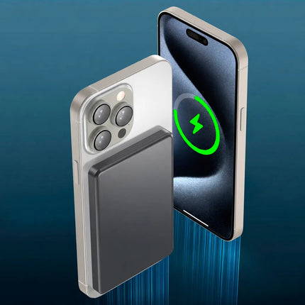 Powerbank Miccell Magnetico Magsafe 20w P31s Pd 10000mah Gris