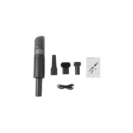 Aspiradora Portátil Recargable Usb 120 W Medidas 36 X 6,5 Cm Negro