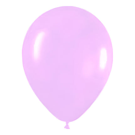 Globo Violeta Pastel 25 Unidades Por 12 Pulgadas Violeta Pastel