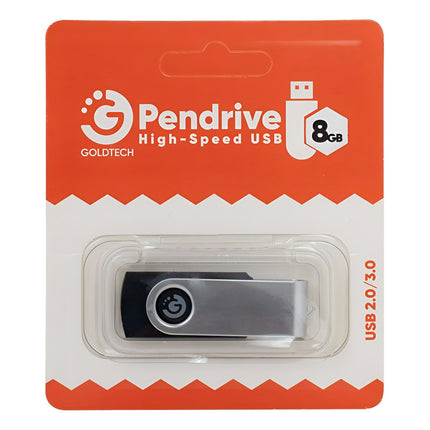 Pendrive Goldtech 8gb Negro